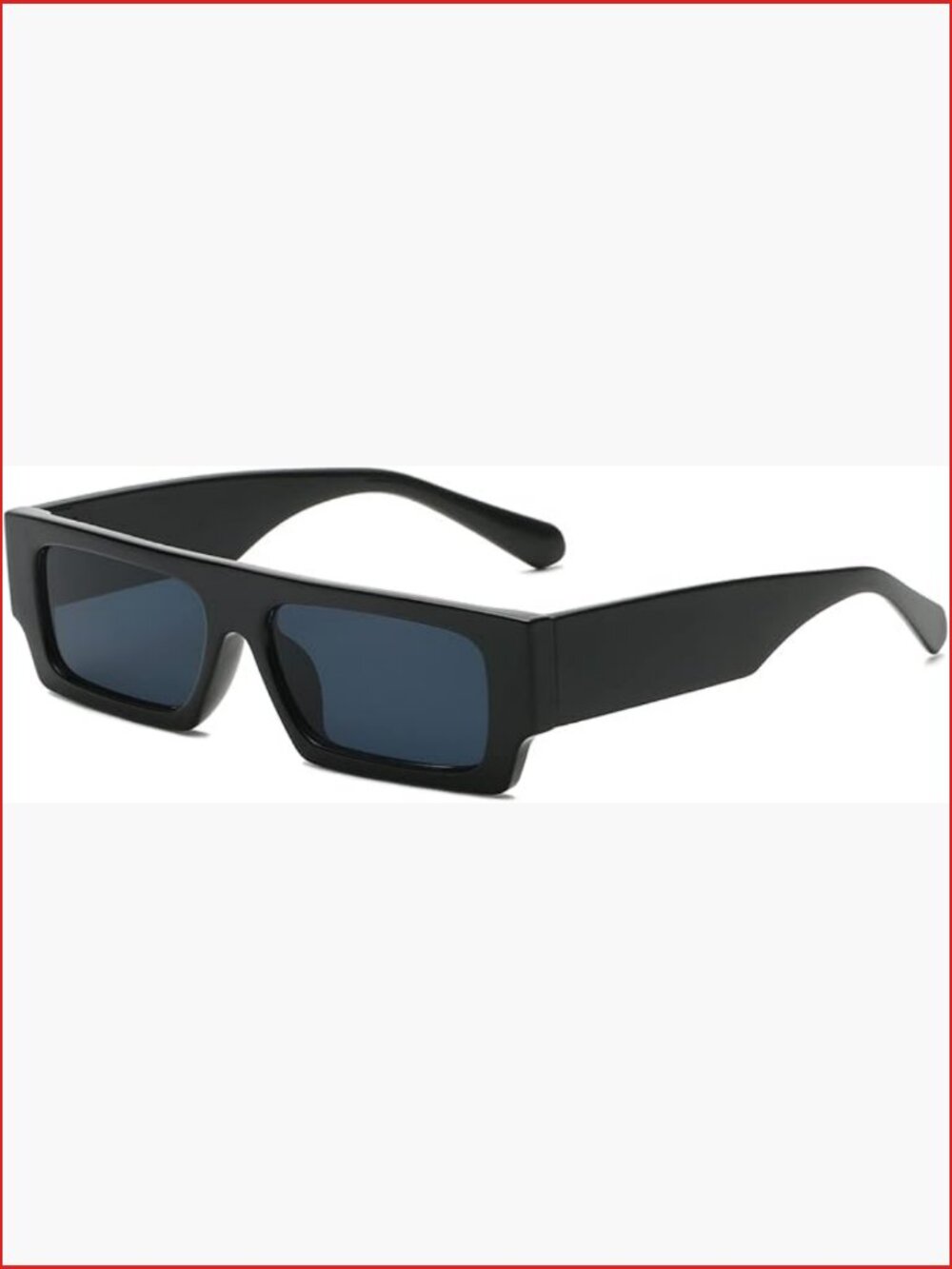 Retro Small Rectangle Sunglasses Women Vintage Square Glasses Trendy Chunky